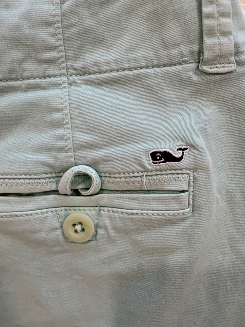 Vineyard Vines Women's Bermuda Shorts in Light Aqua - Picture 4 of 9